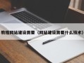 莒县教程网站建设需要（网站建设需要什么技术）
